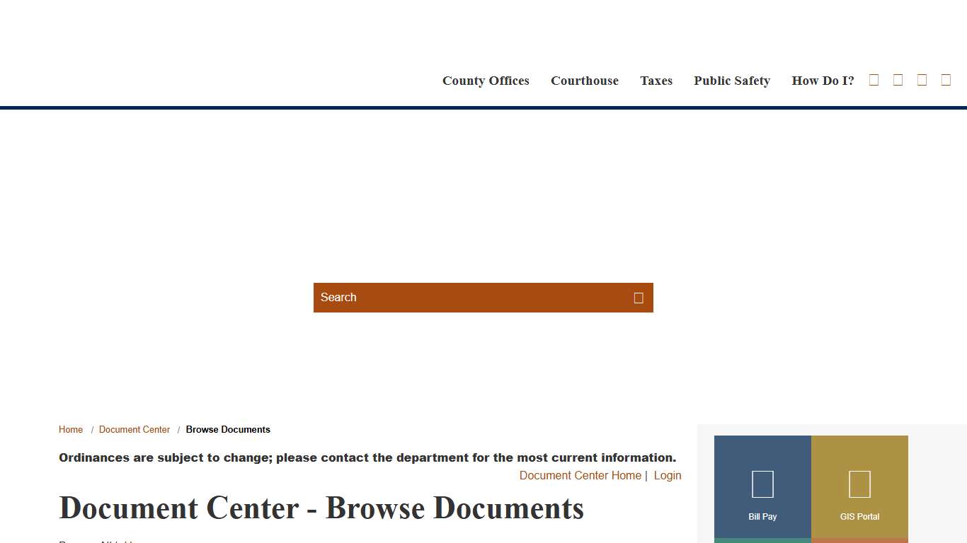 Document Center / Browse Documents / Vigo County, Indiana
